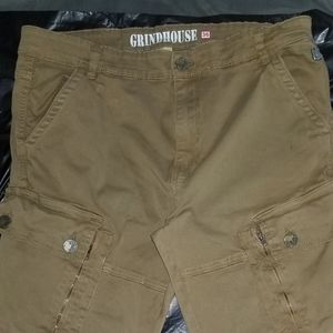Brown grindhouse denim jeans